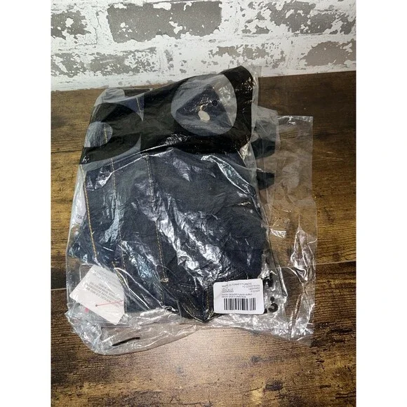 NEW! ASOS Hybrid Chiffon Denim Shirt in Dark Blue Size US 8 - Picture 4 of 7